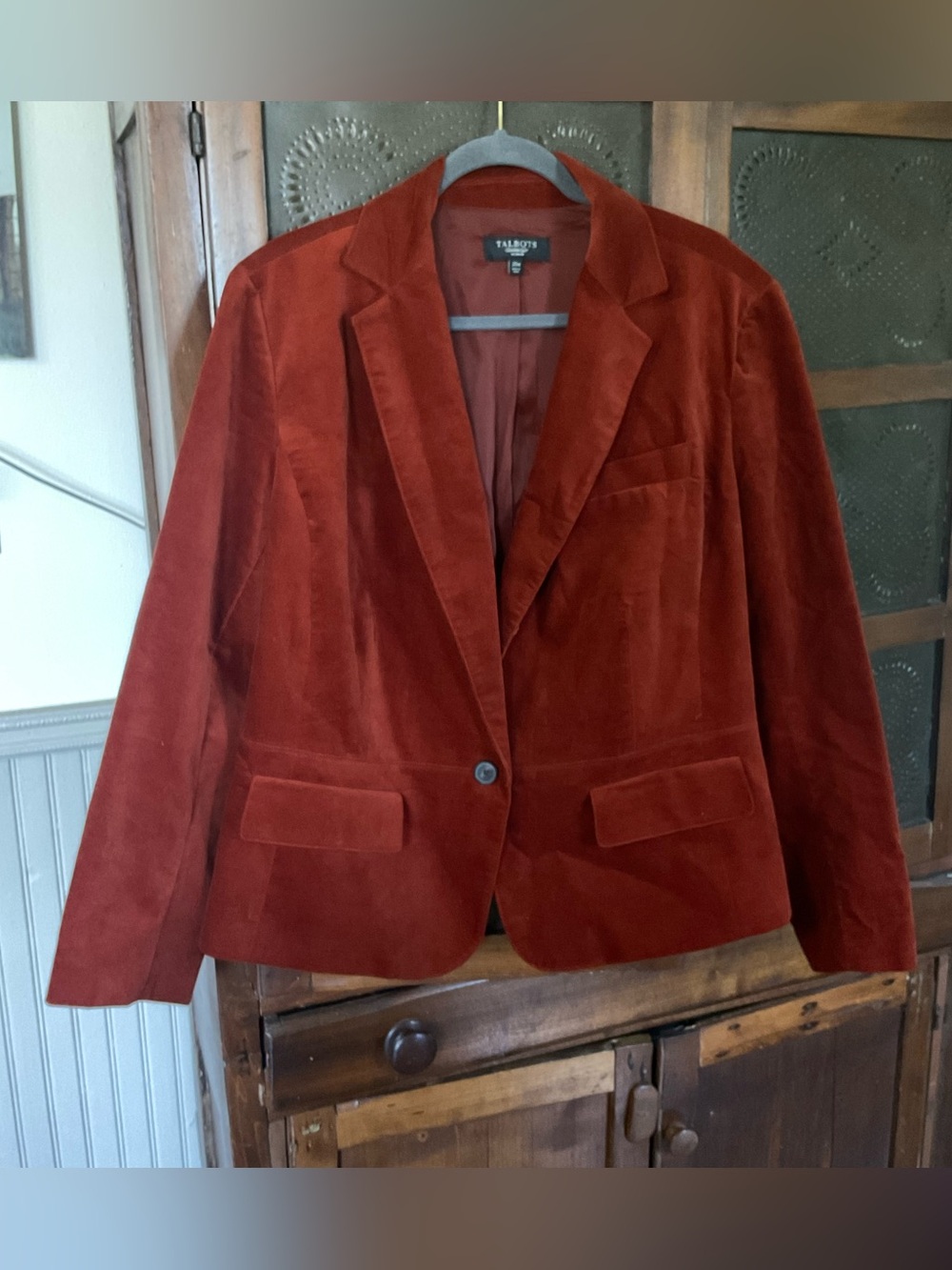 Talbots Velvet Blazer 20W